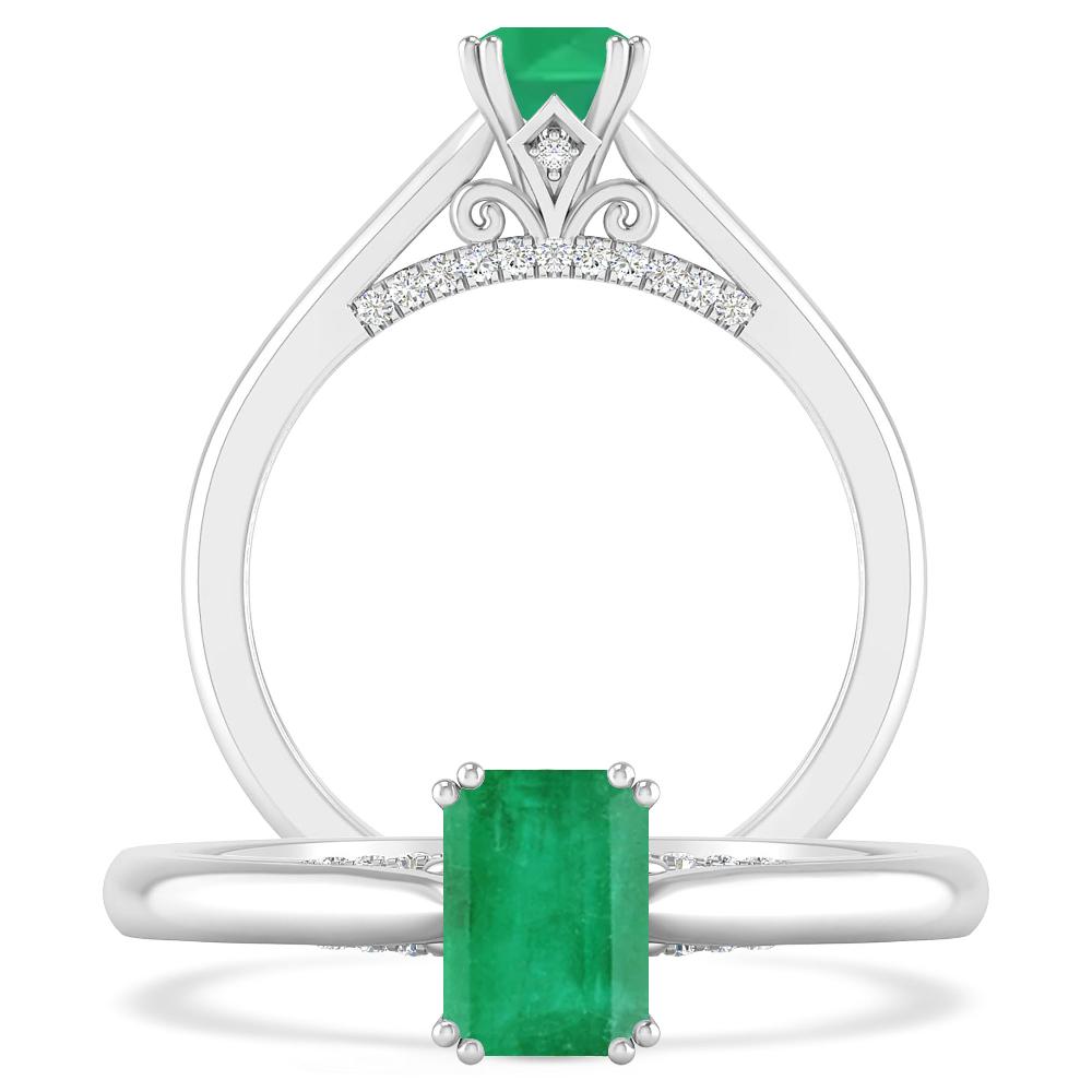 White Gold - Emerald