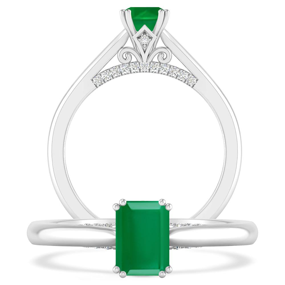 White Gold - Emerald