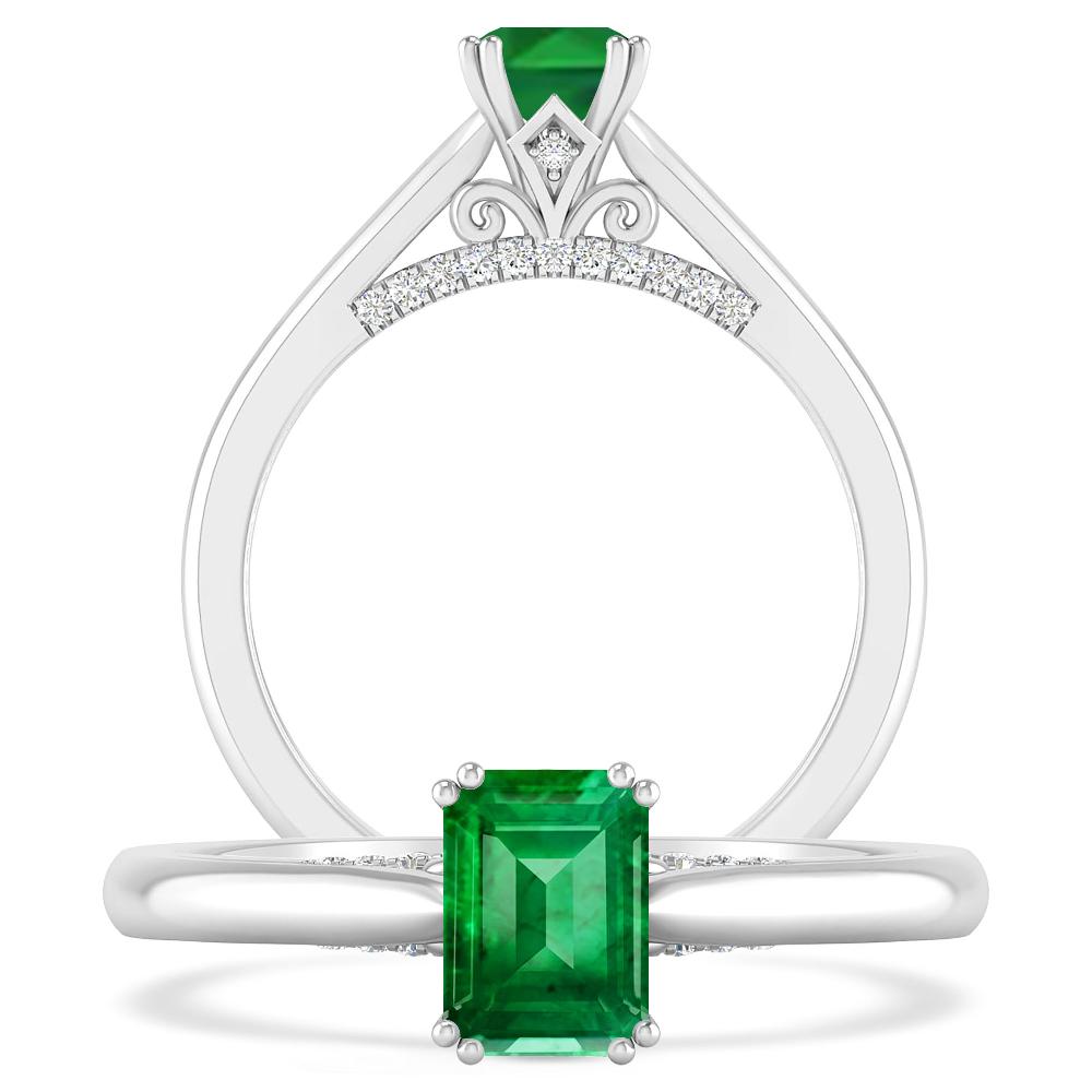 White Gold - Emerald