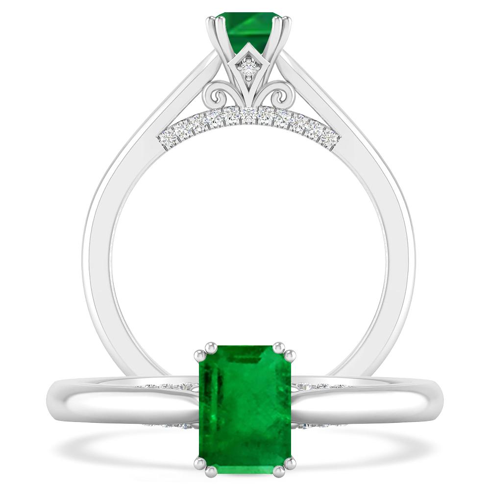 White Gold - Emerald