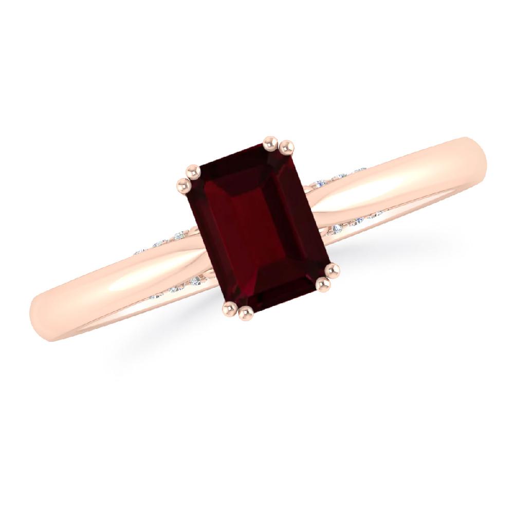 Rose Gold - Garnet