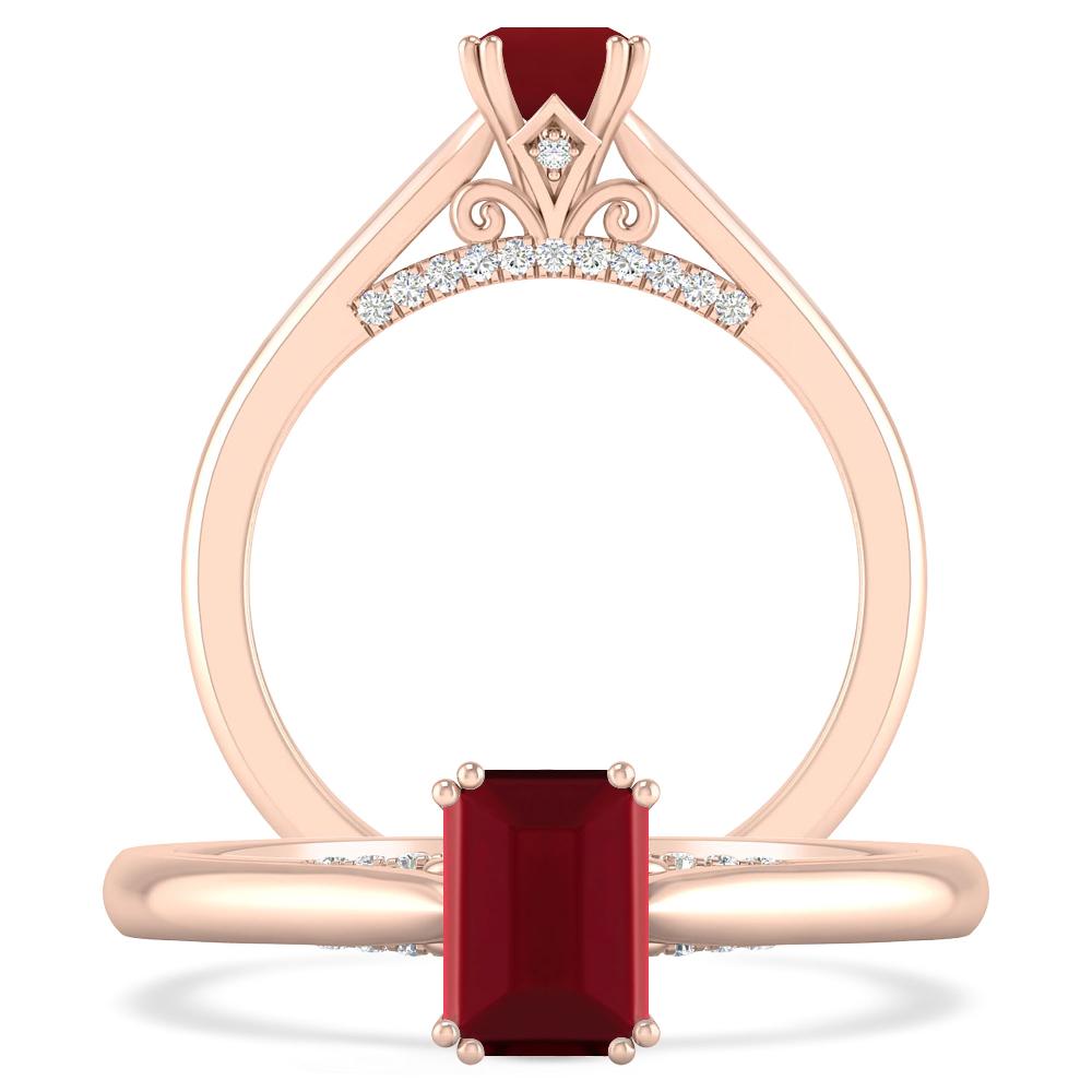 Rose Gold - Garnet