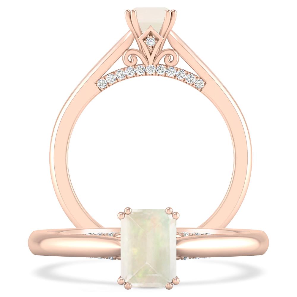 Rose Gold - Opal