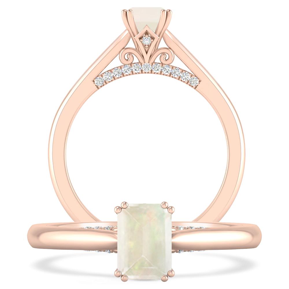 Rose Gold - Opal