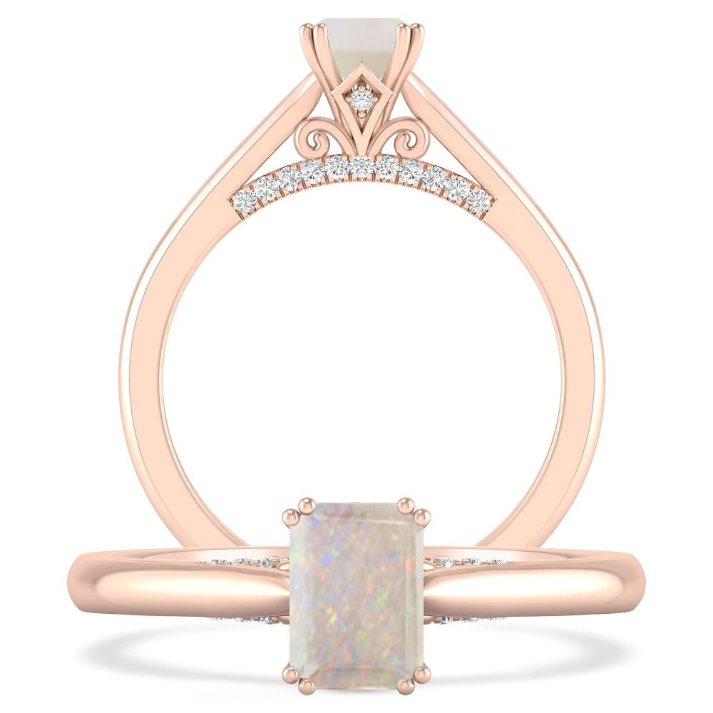 Rose Gold - Opal