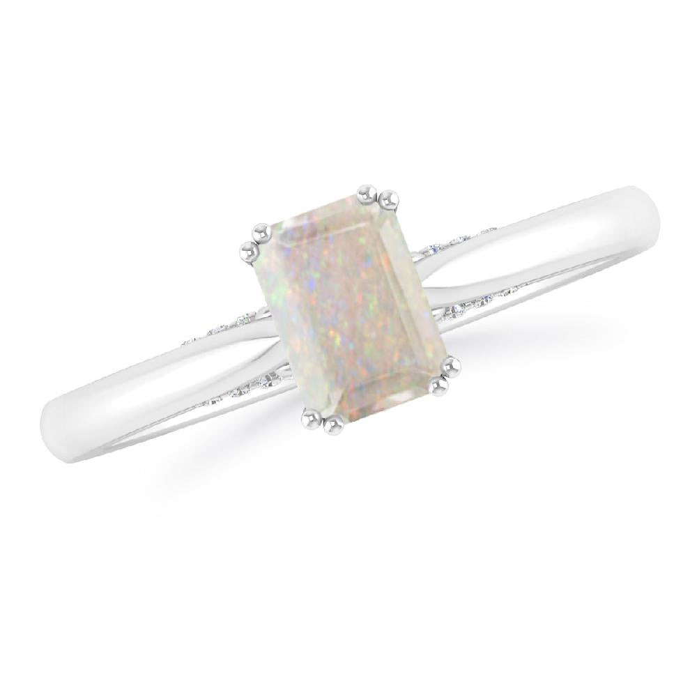 White Gold - Opal