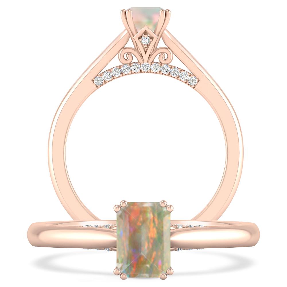 Rose Gold - Opal