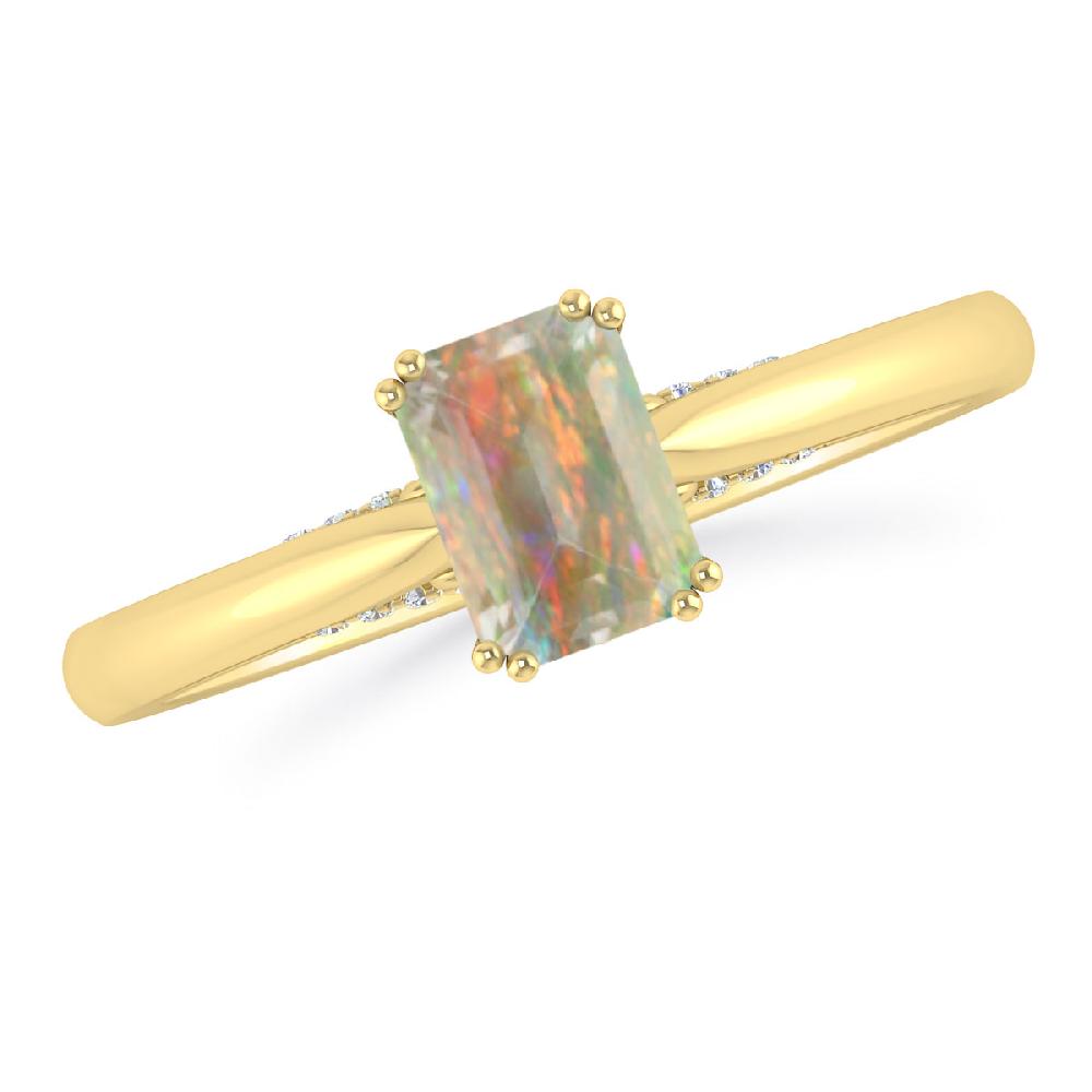 Yellow Gold - Opal