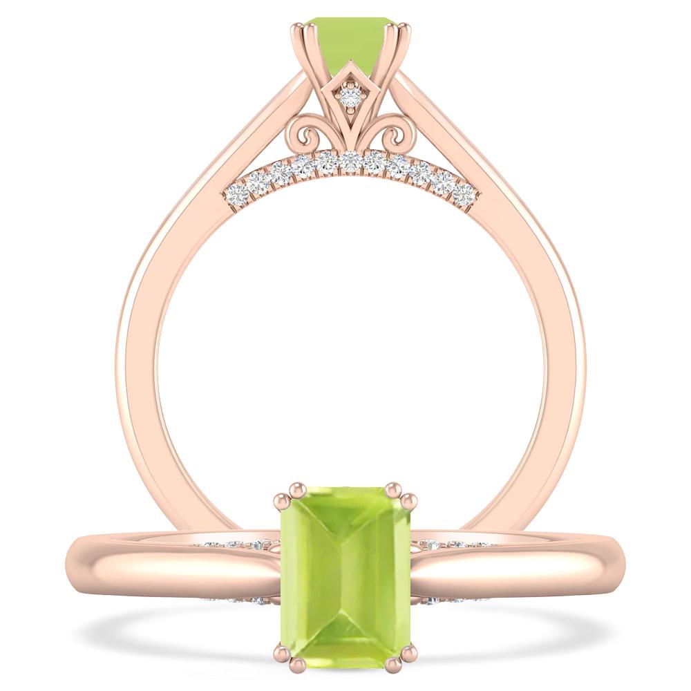 Rose Gold - Peridot