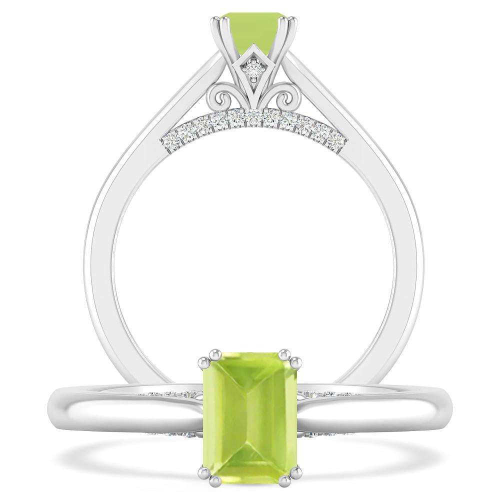 White Gold - Peridot