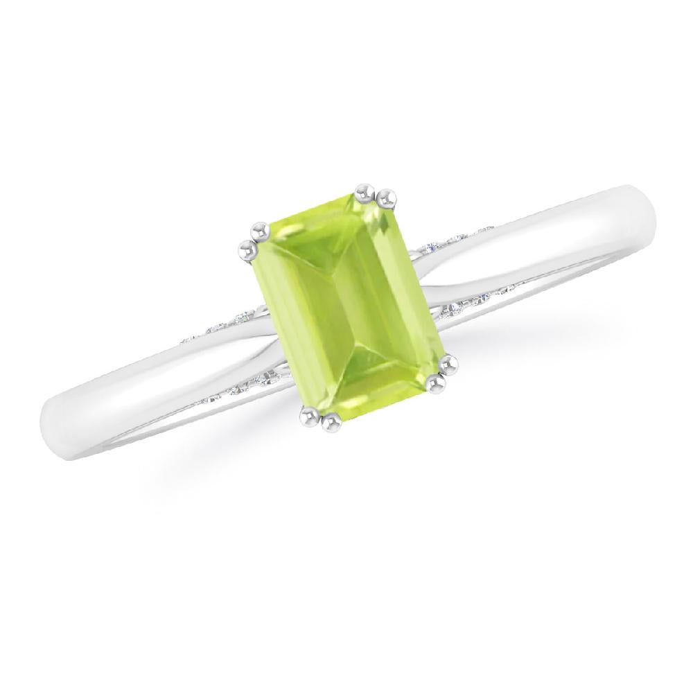 White Gold - Peridot