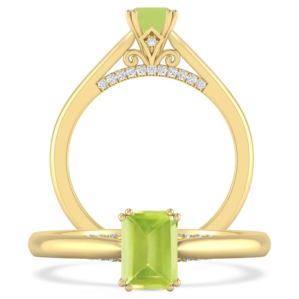 Yellow Gold - Peridot