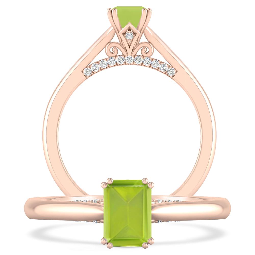 Rose Gold - Peridot