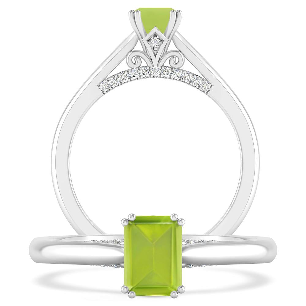 White Gold - Peridot