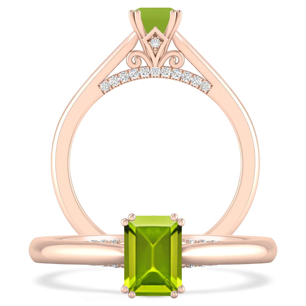 Rose Gold - Peridot