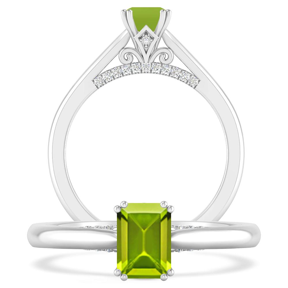 White Gold - Peridot