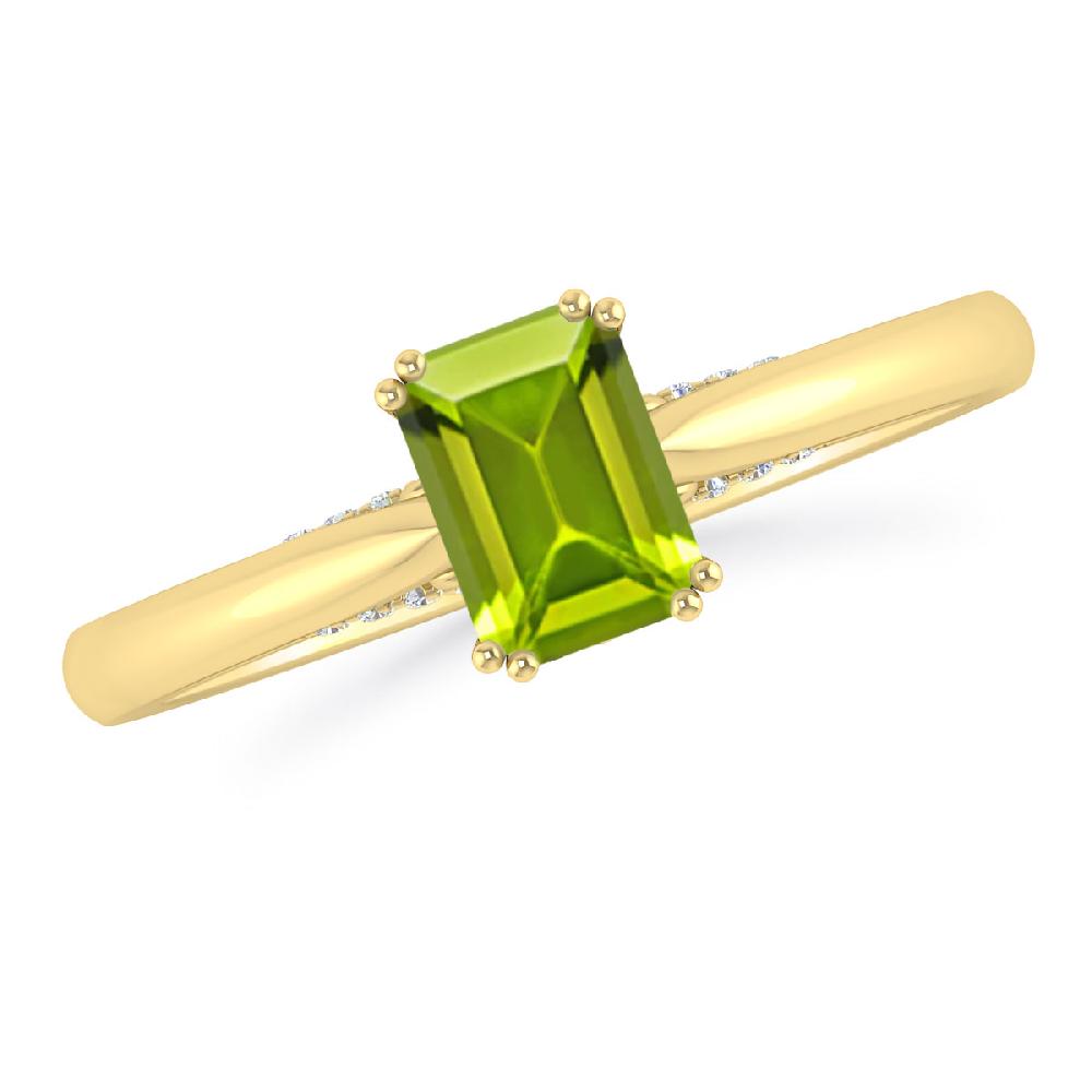 Yellow Gold - Peridot