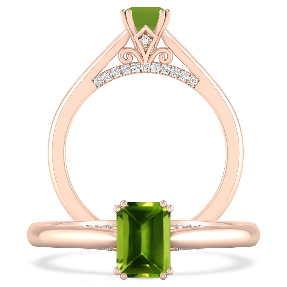 Rose Gold - Peridot