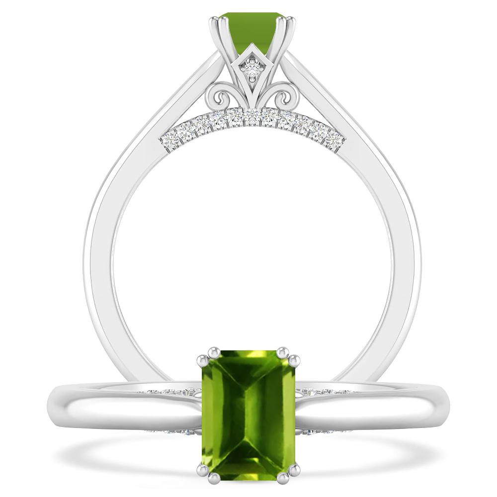 White Gold - Peridot