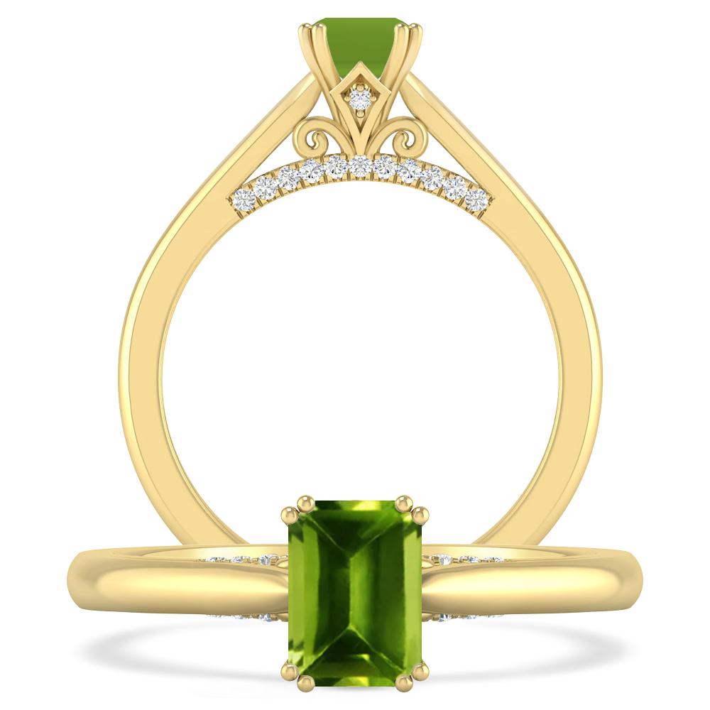 Yellow Gold - Peridot