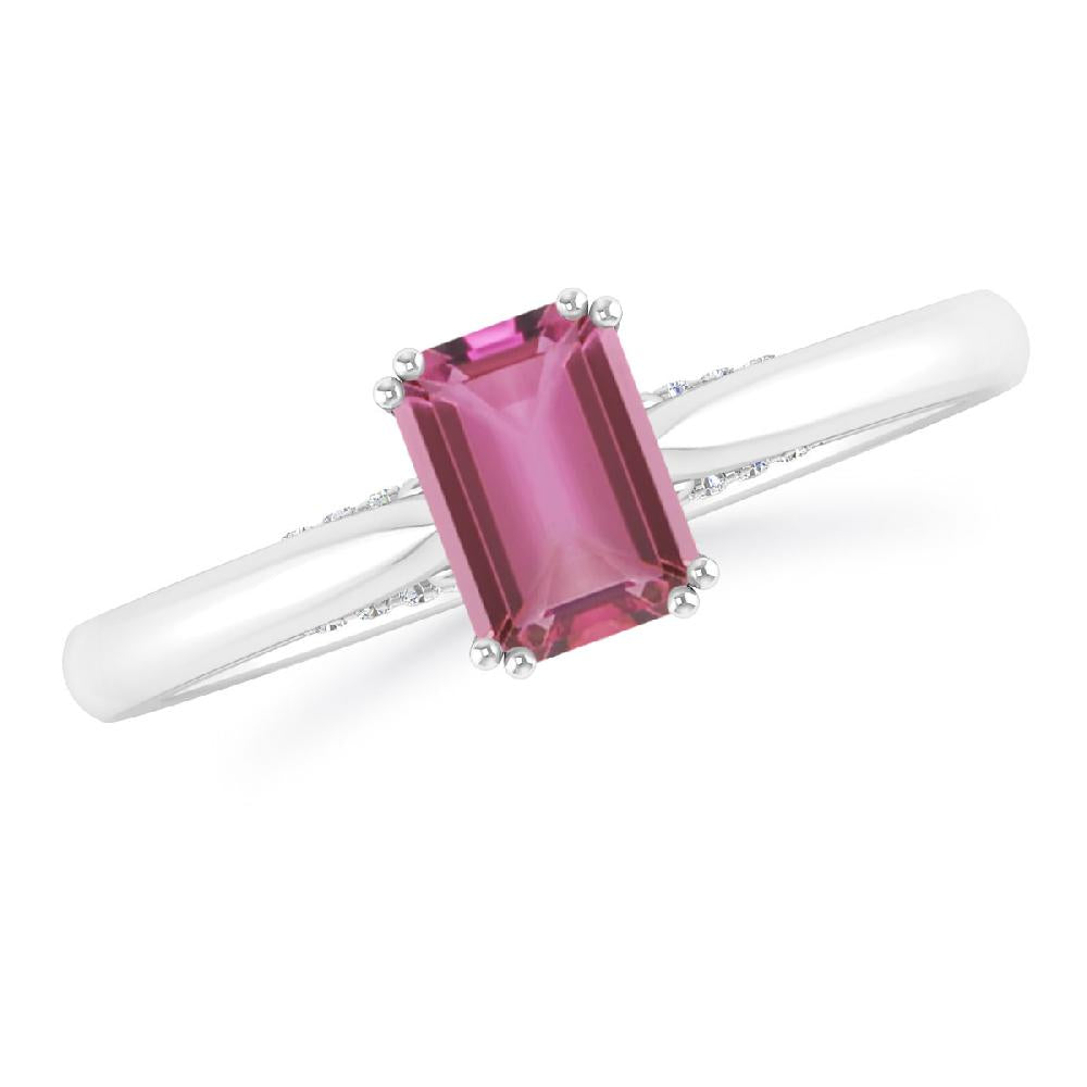 White Gold - Pink Tourmaline