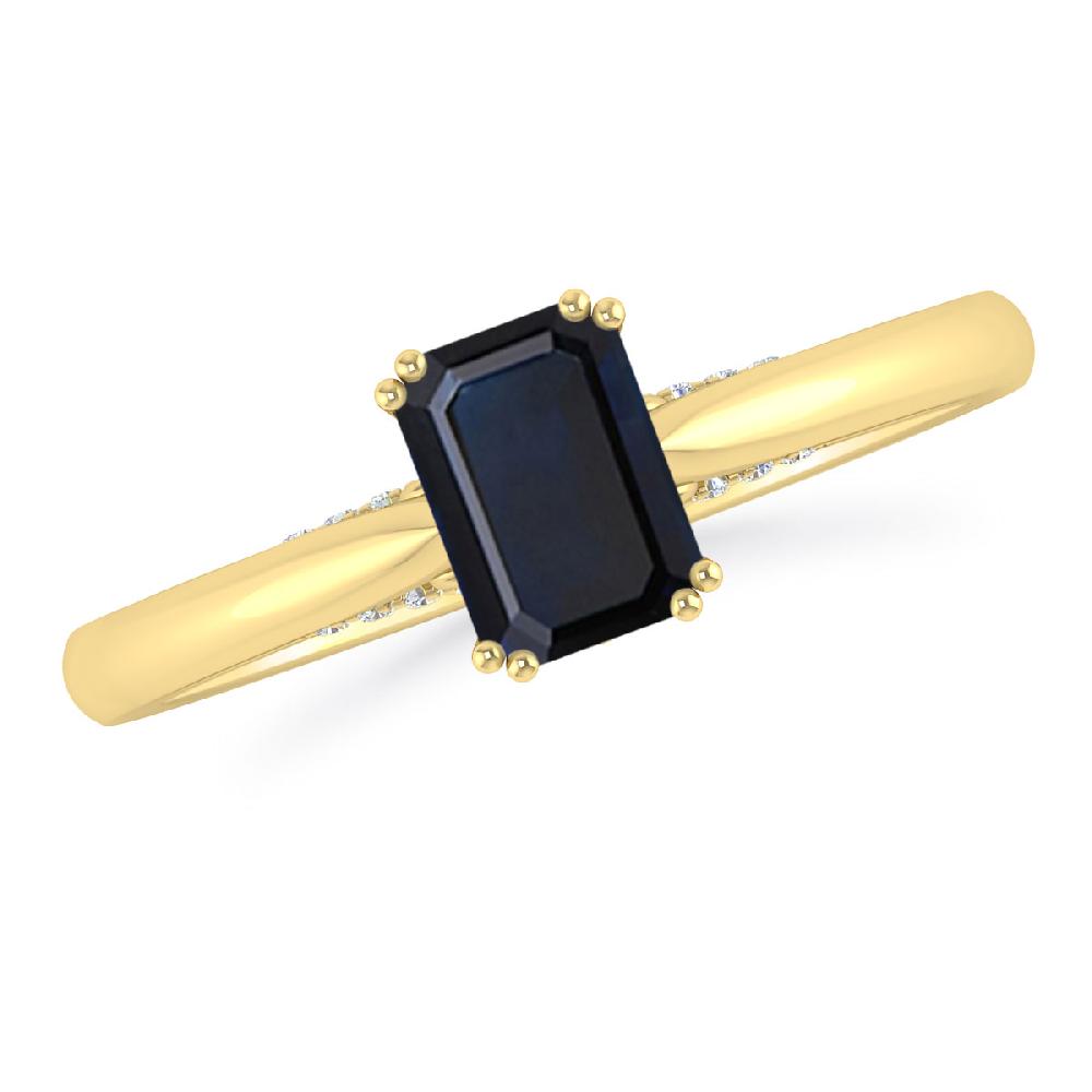 Yellow Gold - Sapphire