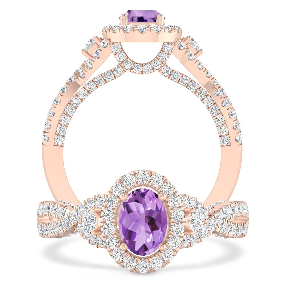 Rose Gold - Amethyst