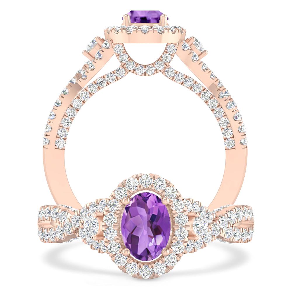 Rose Gold - Amethyst