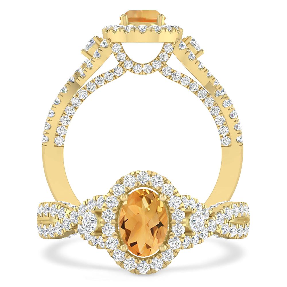 Yellow Gold - Citrine