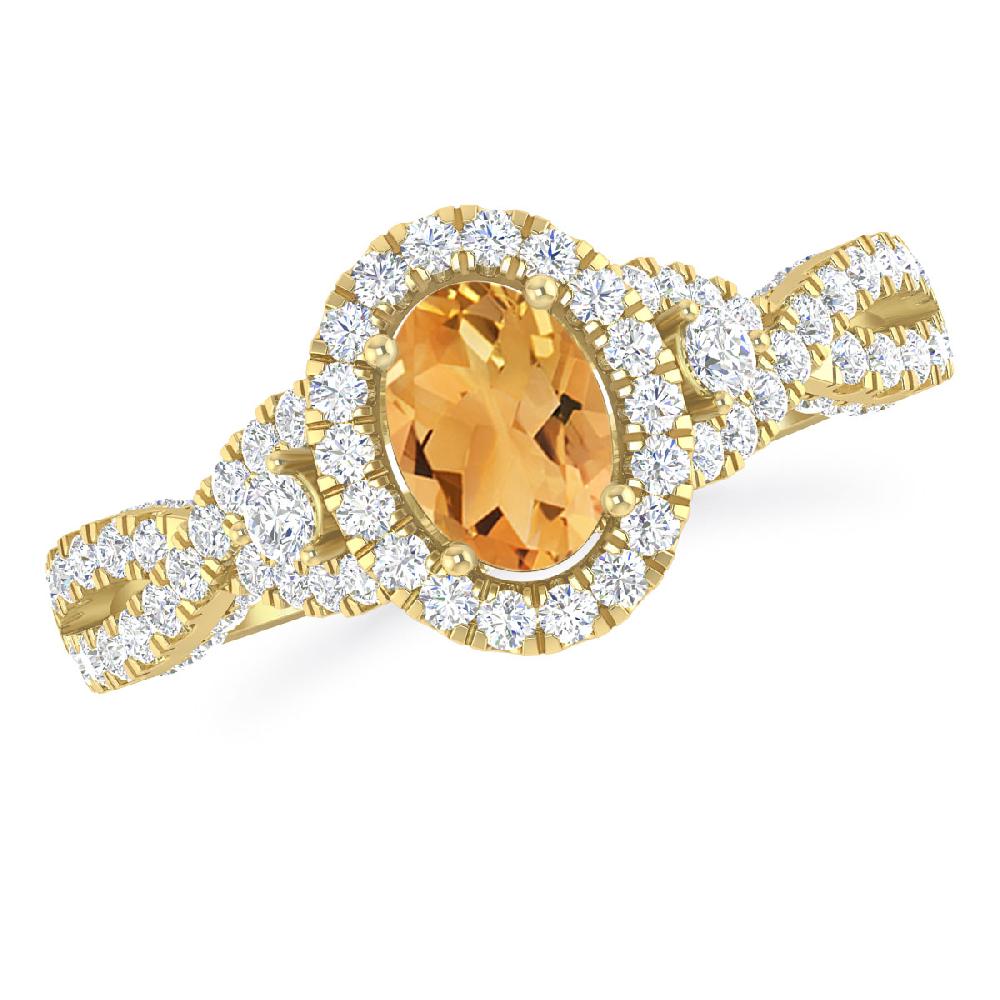 Yellow Gold - Citrine