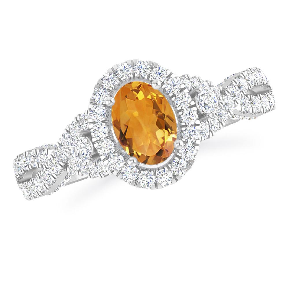 White Gold - Citrine