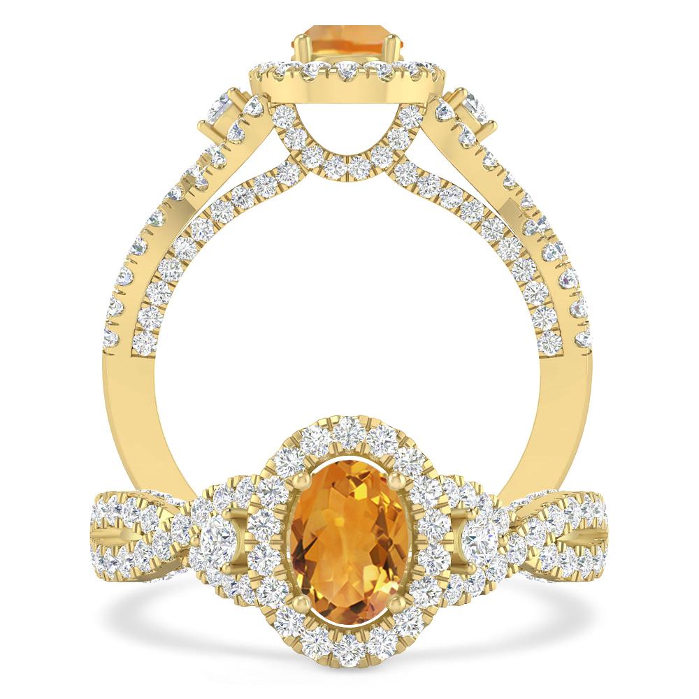 Yellow Gold - Citrine