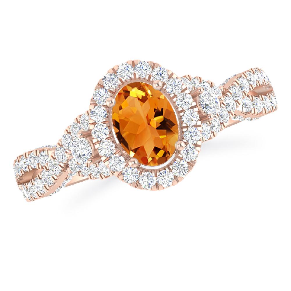 Rose Gold - Citrine