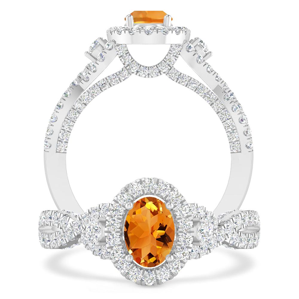 White Gold - Citrine