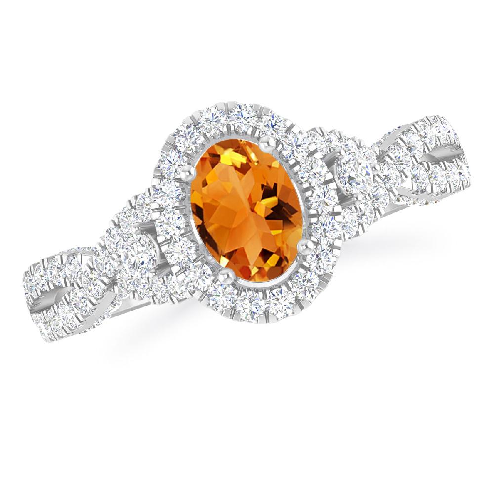 White Gold - Citrine