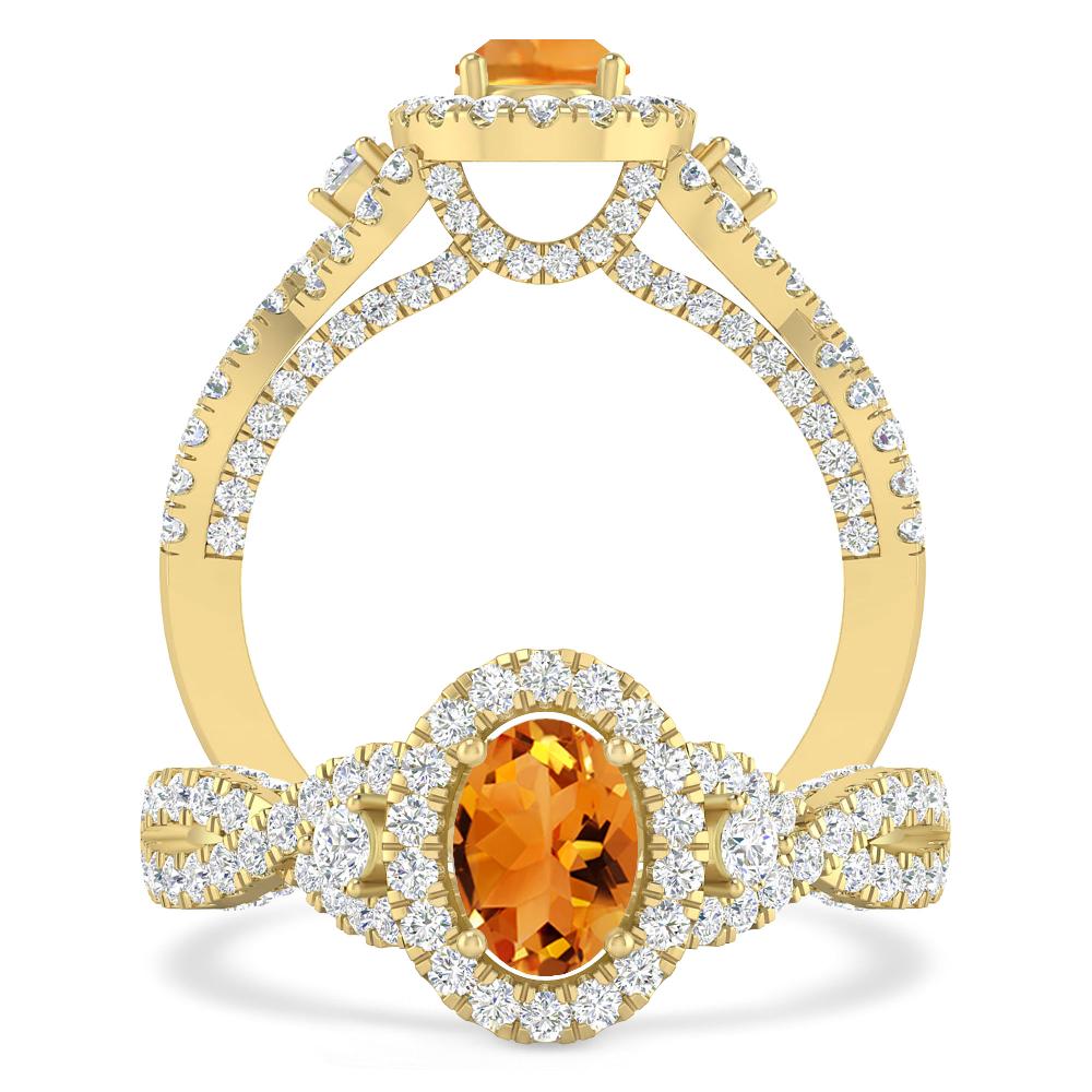 Yellow Gold - Citrine