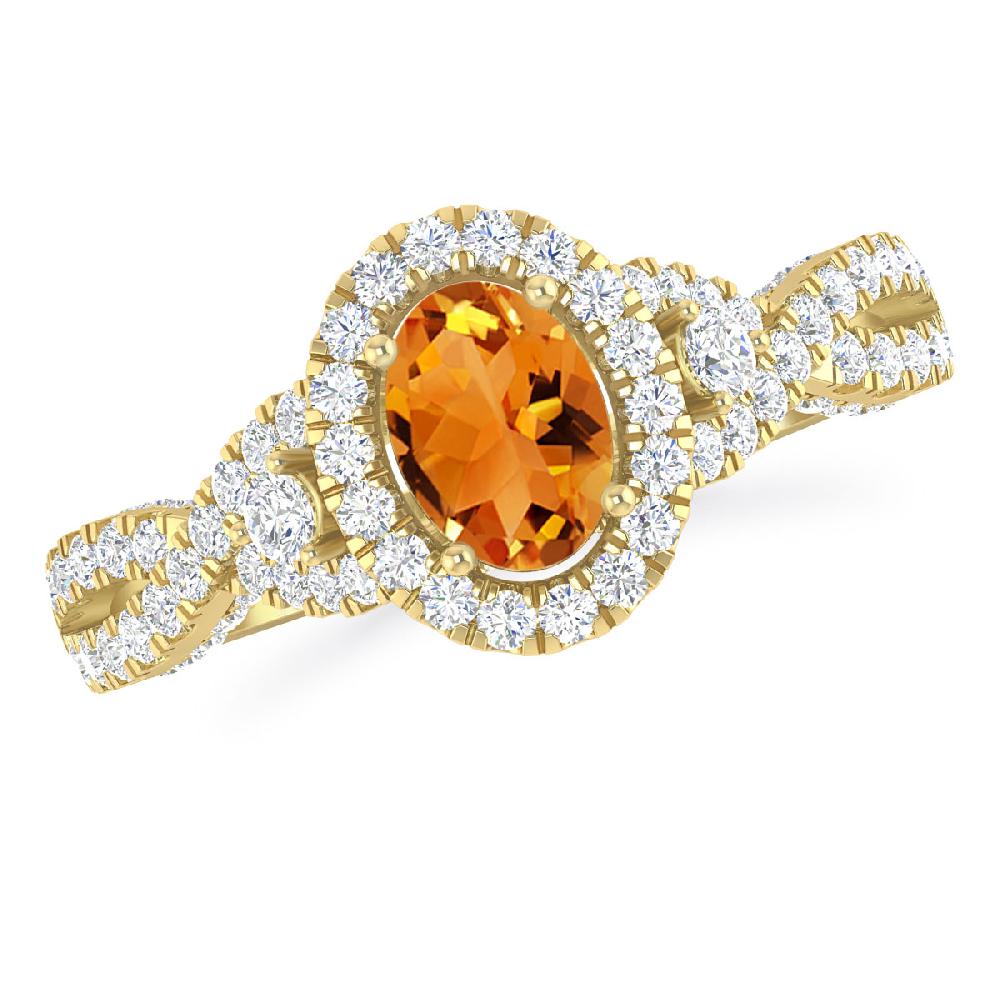 Yellow Gold - Citrine