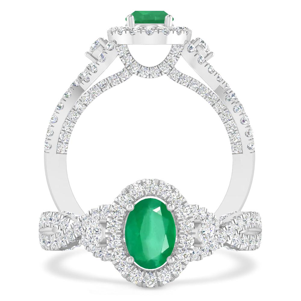 White Gold - Emerald