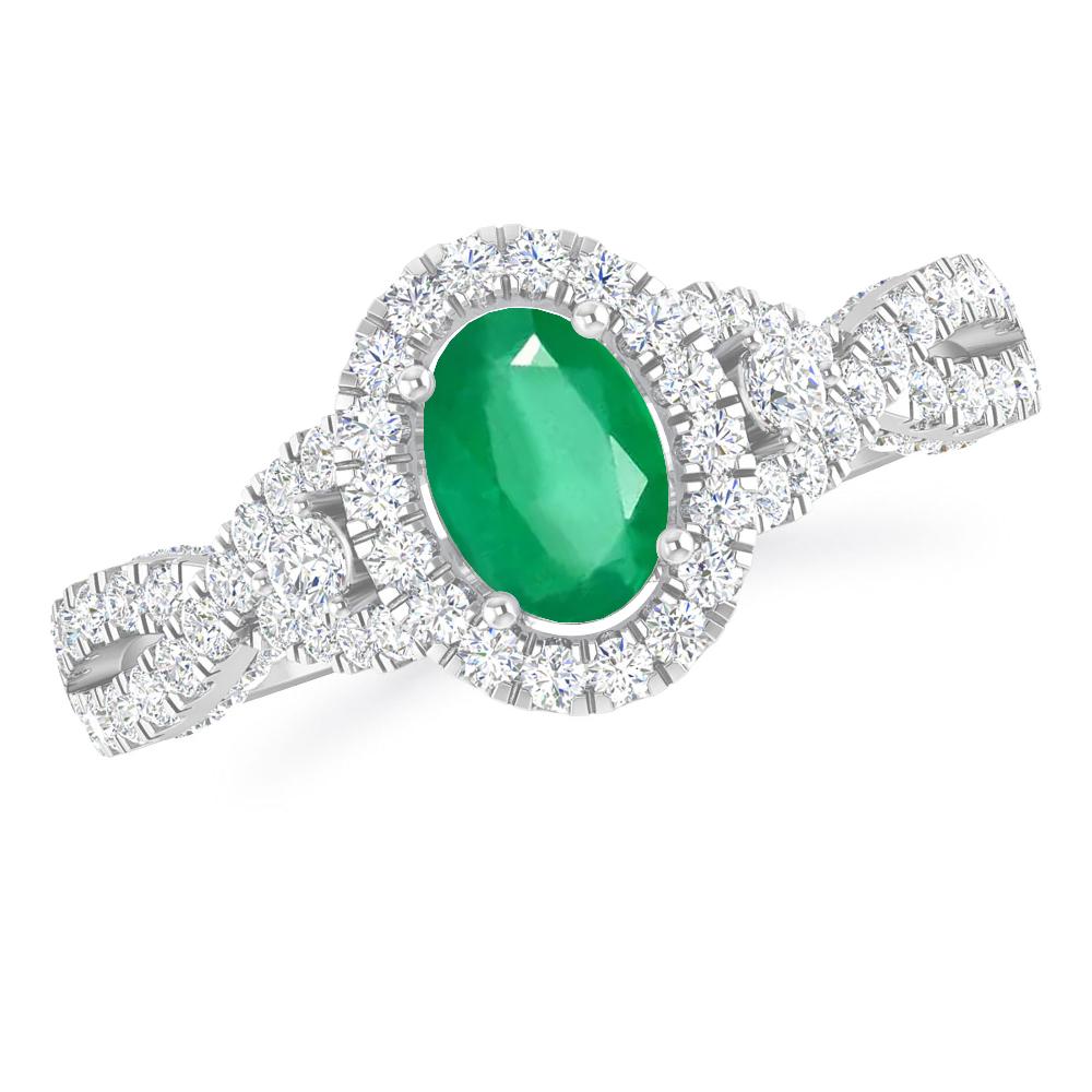 White Gold - Emerald