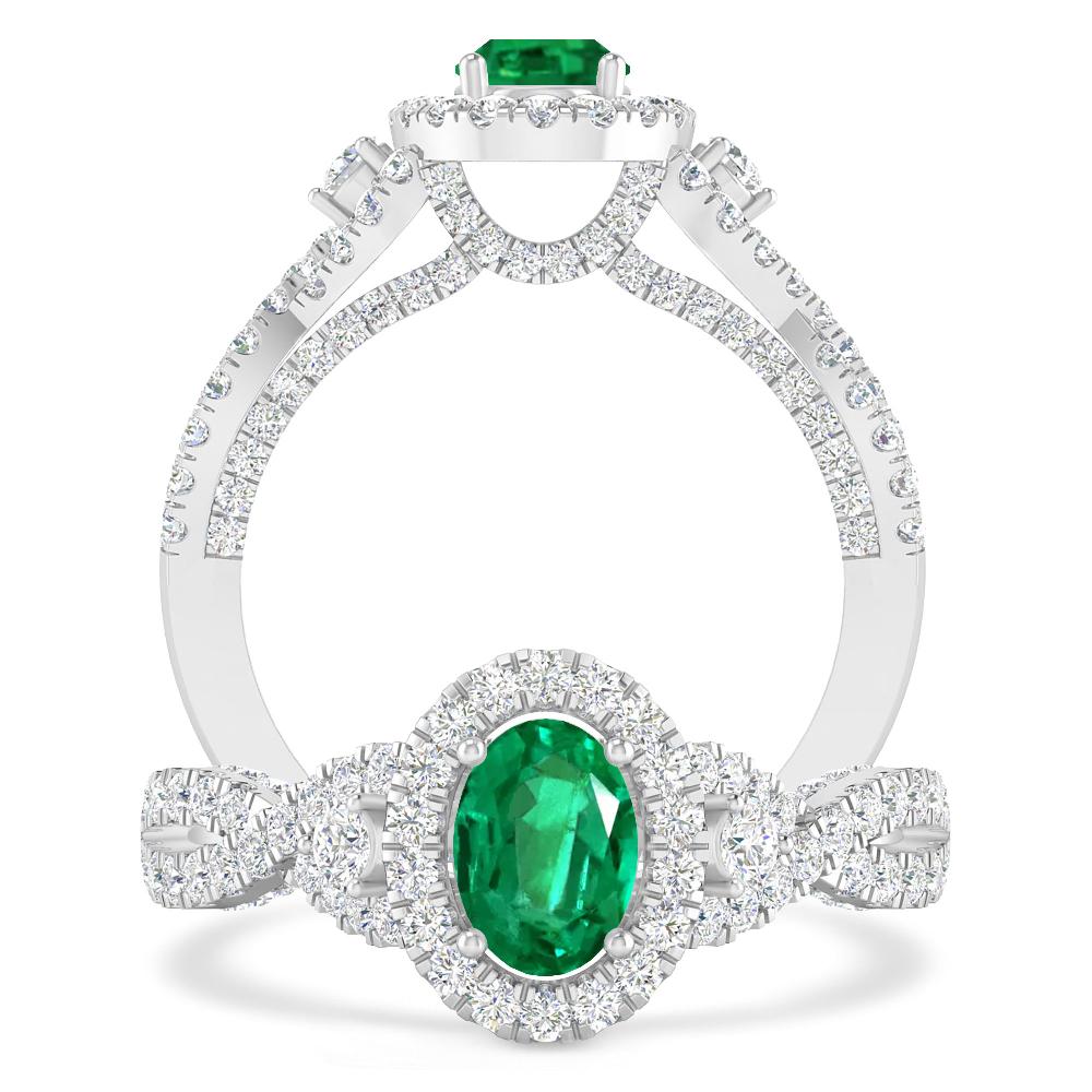 White Gold - Emerald