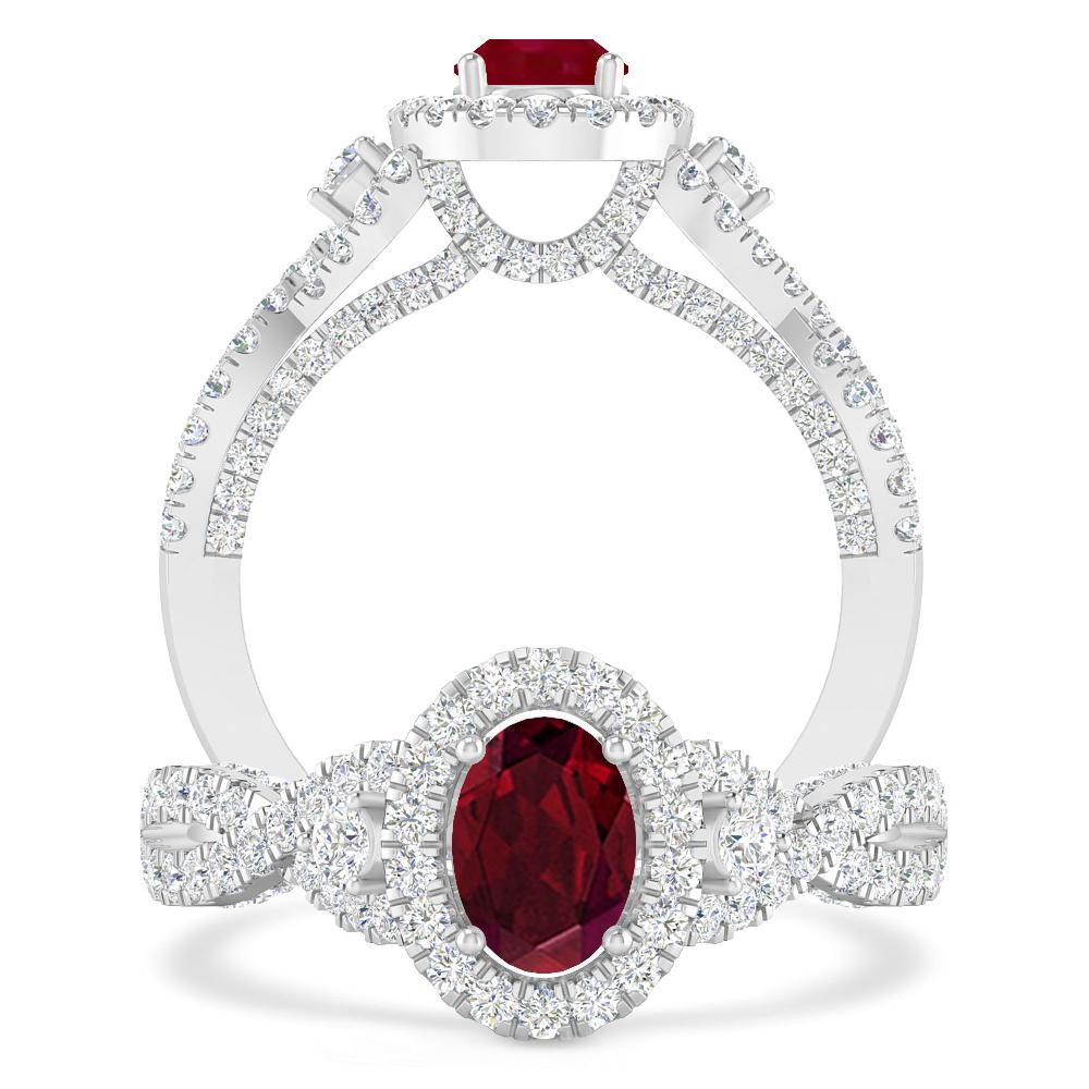 White Gold - Garnet