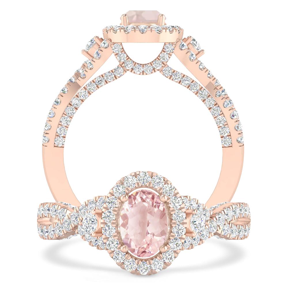 Rose Gold - Morganite