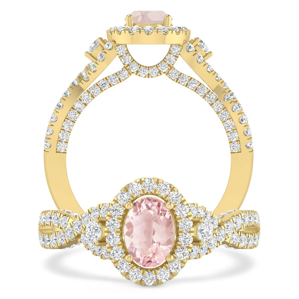 Yellow Gold - Morganite