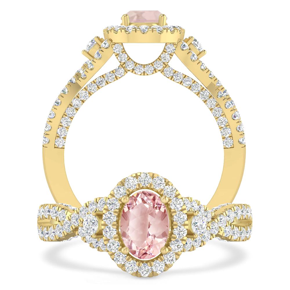 Yellow Gold - Morganite