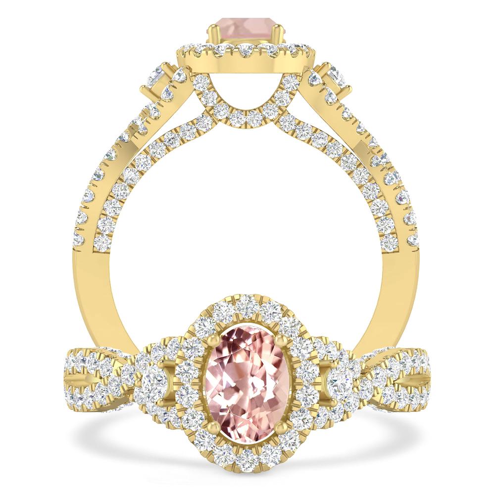 Yellow Gold - Morganite