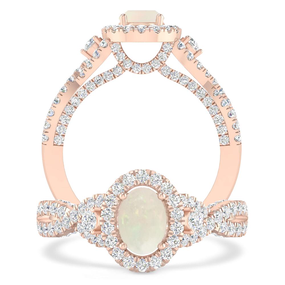 Rose Gold - Opal