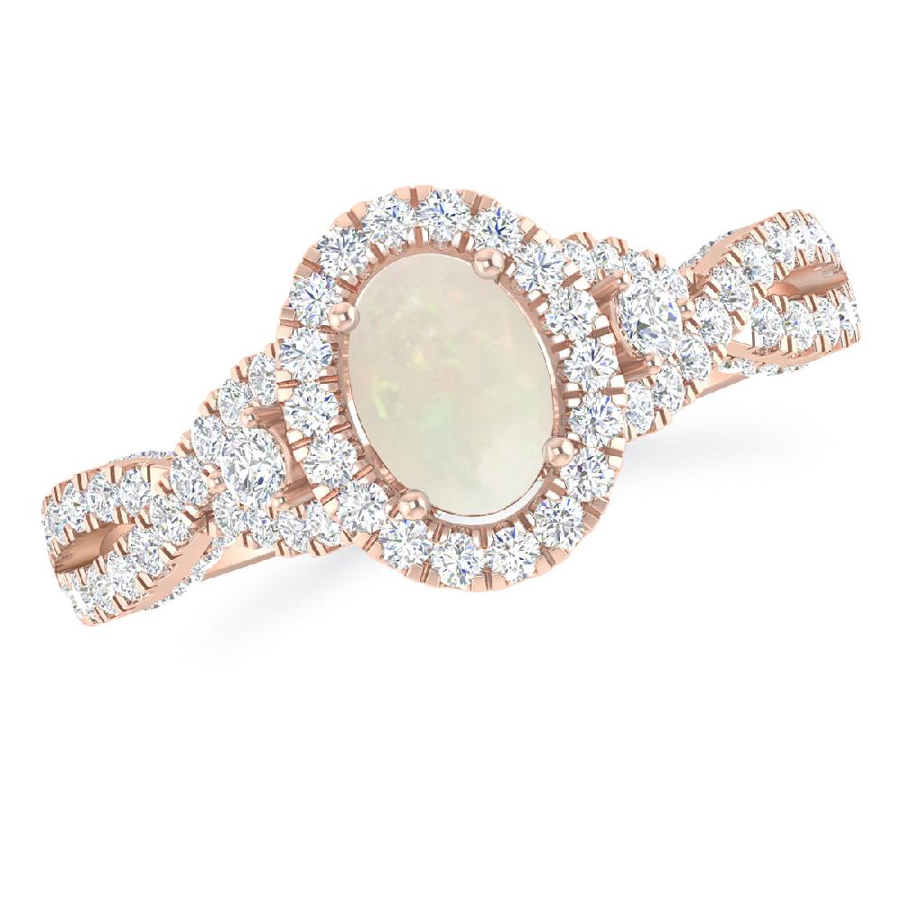 Rose Gold - Opal