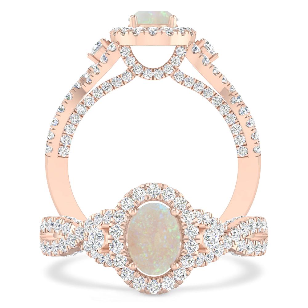 Rose Gold - Opal