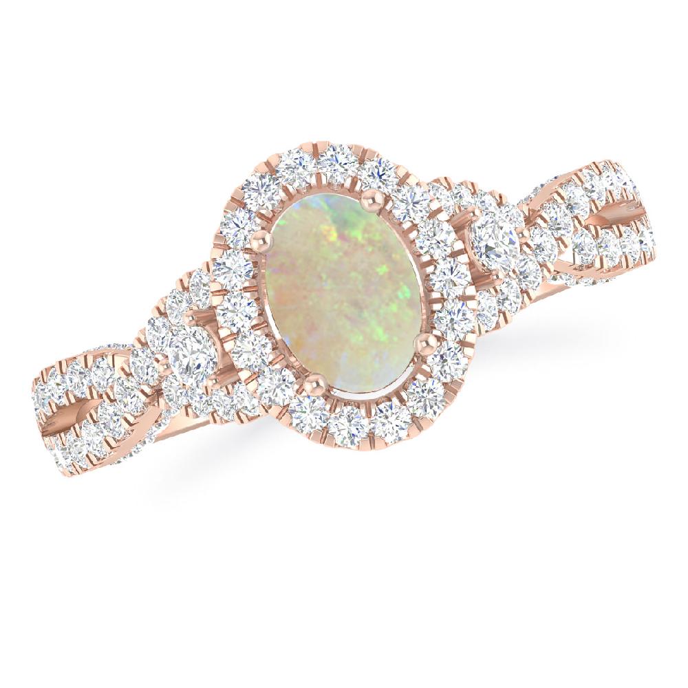 Rose Gold - Opal