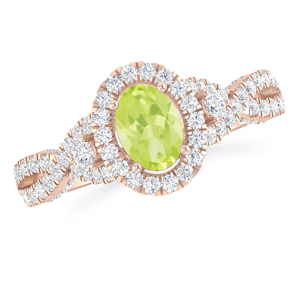 Rose Gold - Peridot